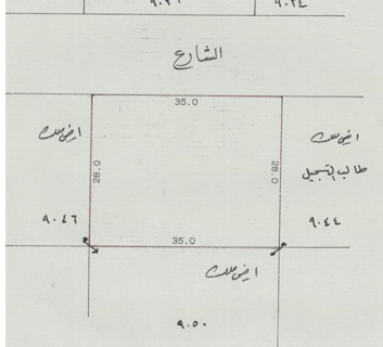 ارض في البسيتين للبــيع