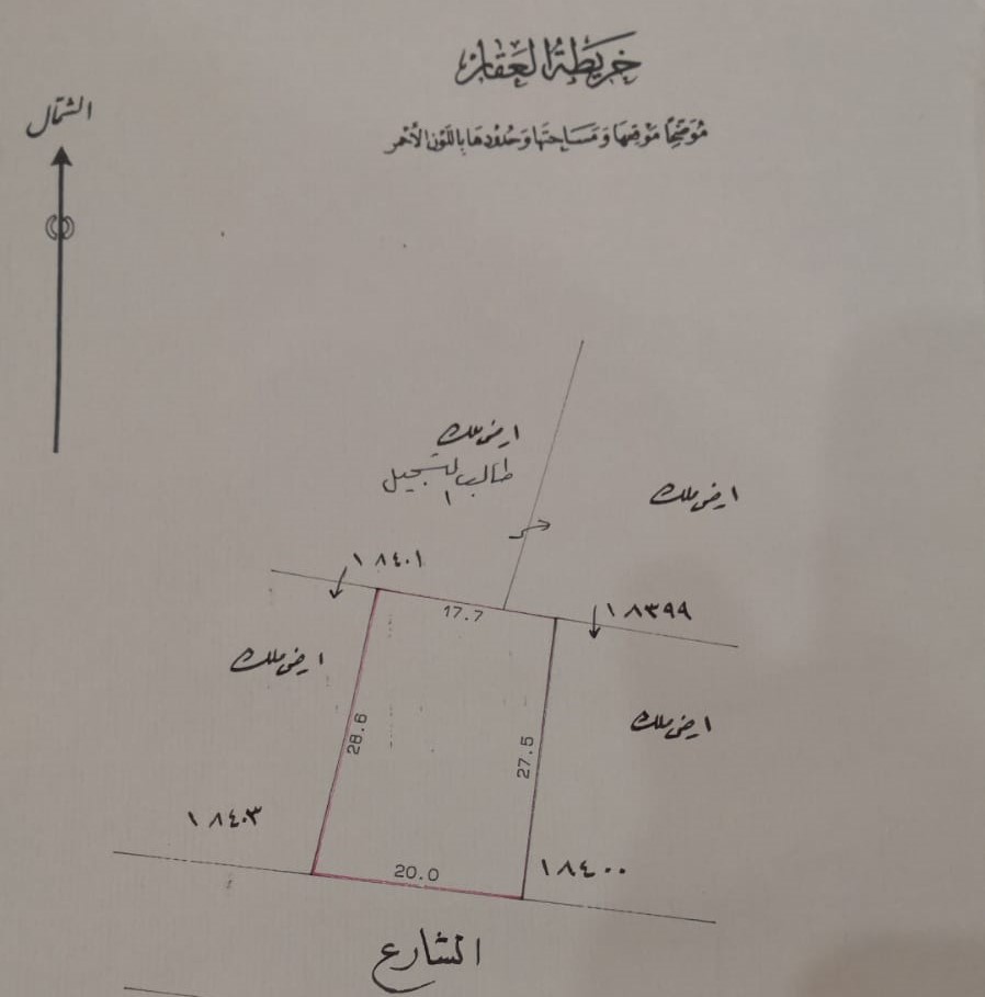 ارض في البسيتين للبــيع