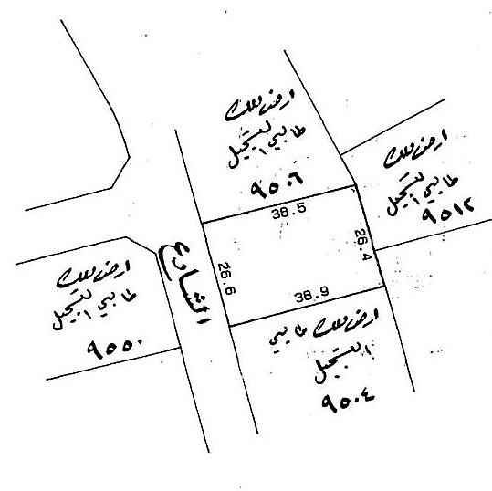 ارض في توبلي للبــيع